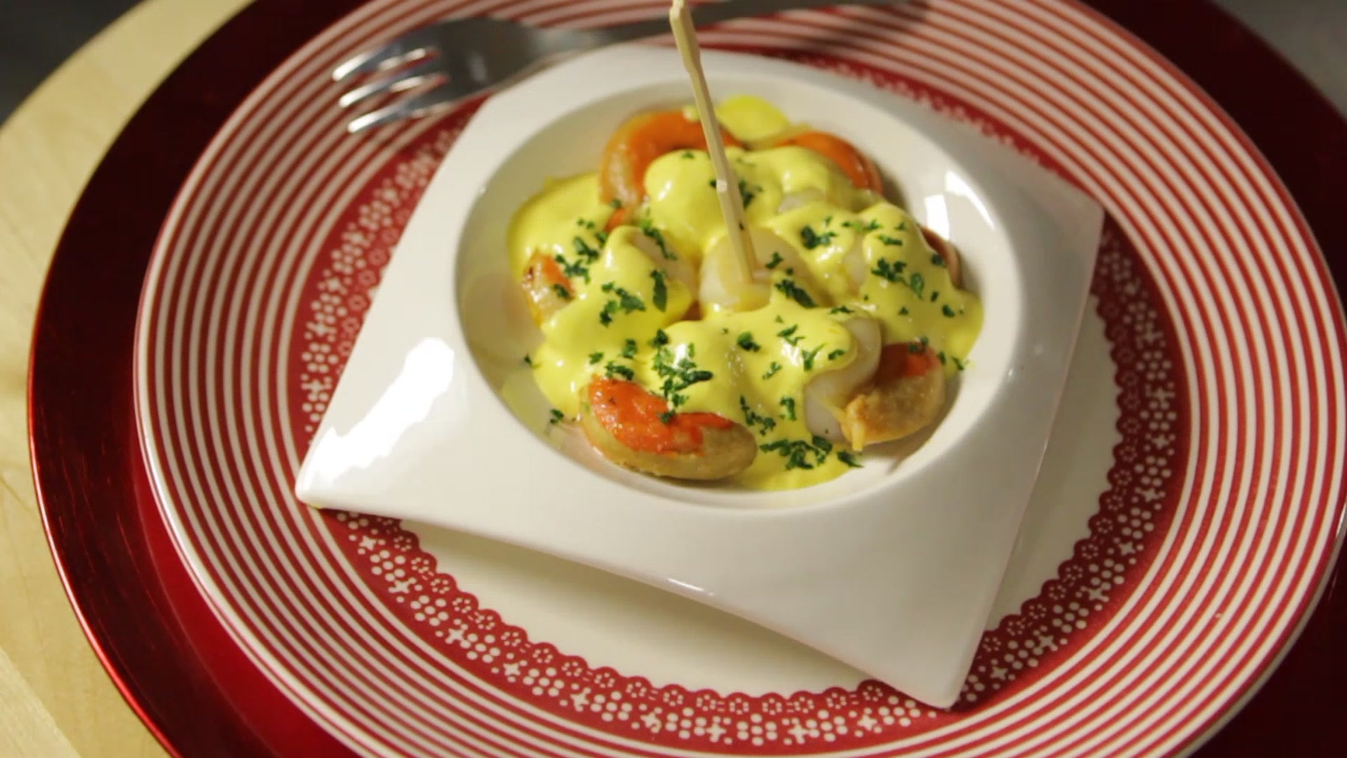 Cassolette De Saint jacques Et Langoustines à La Crème Safranée Recette de Noix de Saint-Jacques à la crème safranée