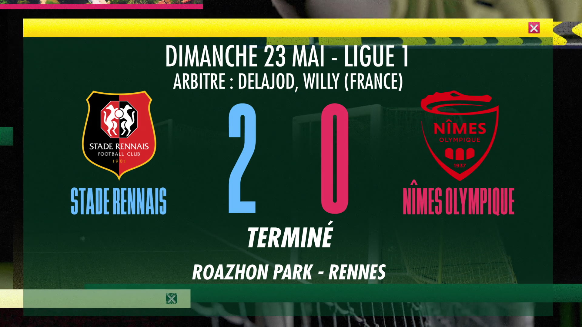 Rennes Nimes Joli Coup Pour Le Stade Rennais Sur Sa Pelouse 2 0 Le Resume De La Rencontre