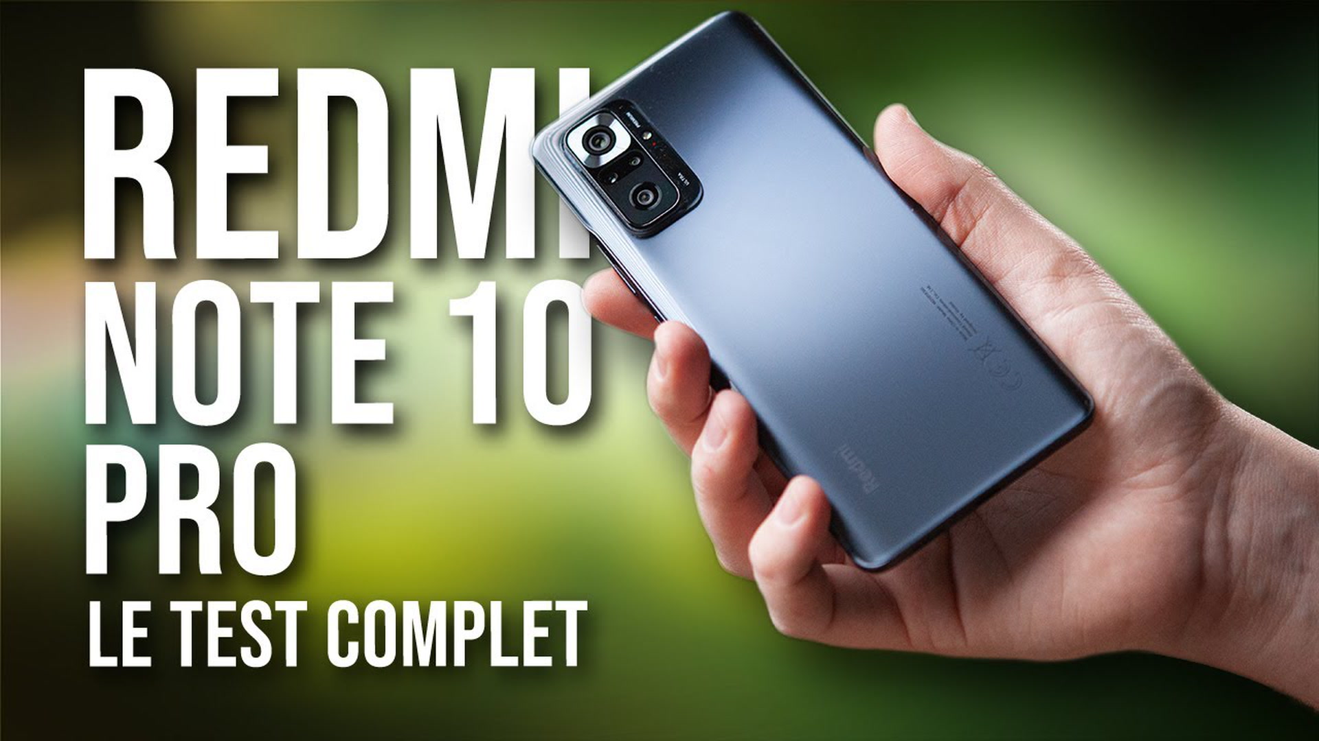 XIAOMI Redmi Note 10 Pro 128 Go Gris (2021) - Reconditionné - Très bon