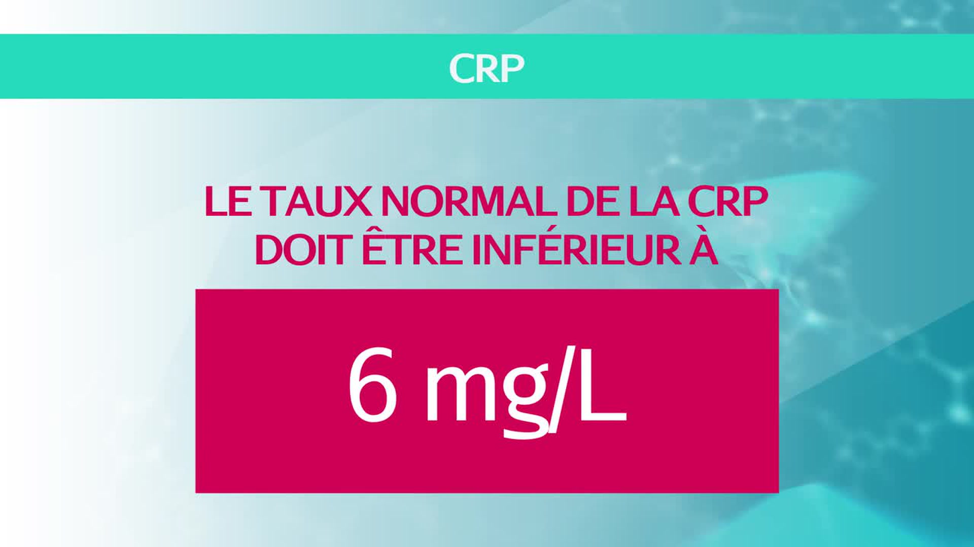 Protéine C-réactive (CRP) : norme, taux élevé, inquiétant ?