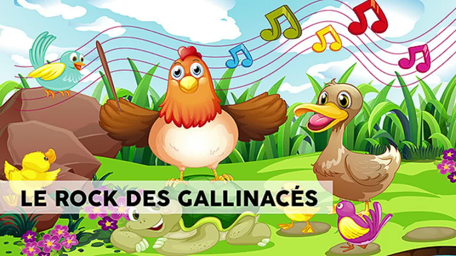 Le Rock Des Gallinaces Chansons Pour Enfants Sur Hugolescargot Com