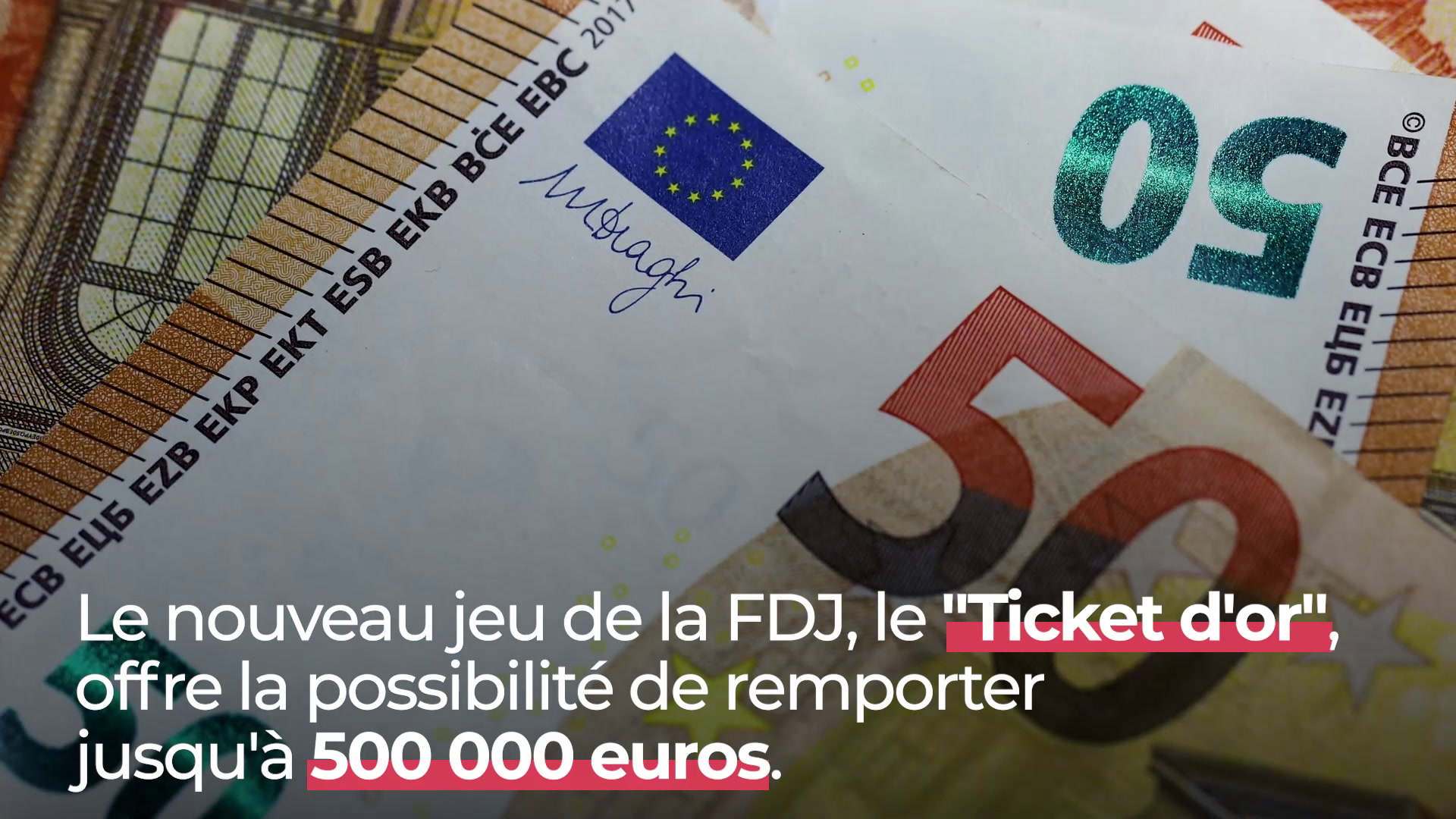 FDJ : un nouveau jeu à gratter pour gagner plus de 500 000 € !