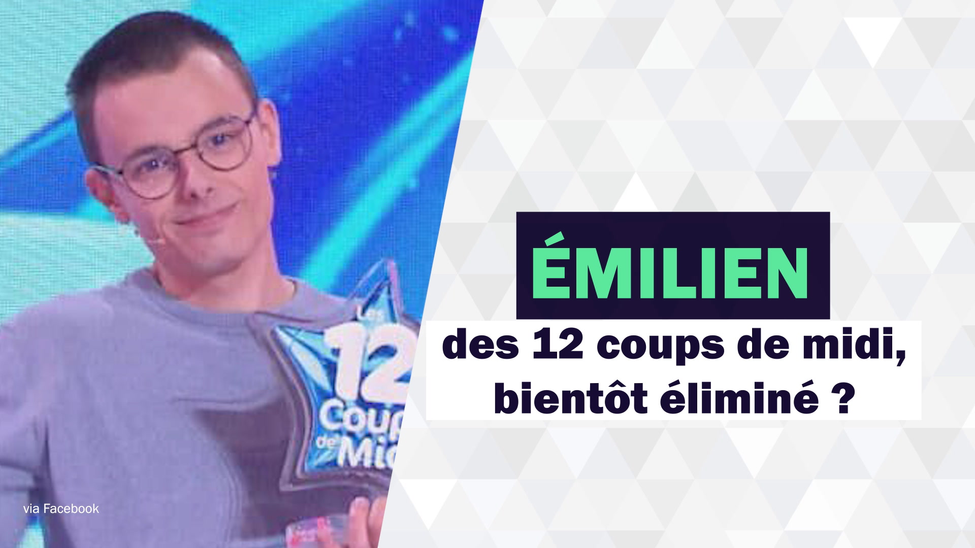 Emilien serait éliminé des 12 coups de midi : un journaliste dévoile une  date